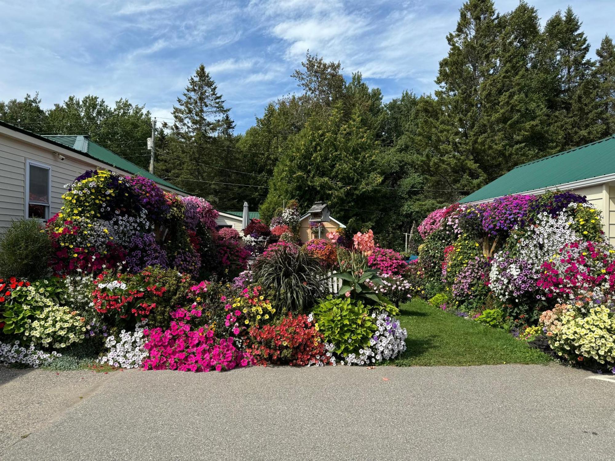 Sunset Motel At Armand'S Gardens Saint Ignace Exterior photo